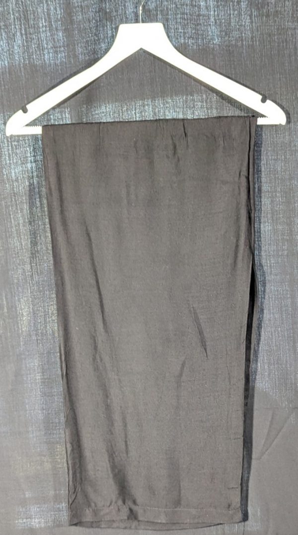 BLACK 3 Piece Linen Stitched Embroidered - Image 2