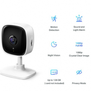 TP-Link Tapo C100 Mini Smart Security Camera, Indoor CCTV